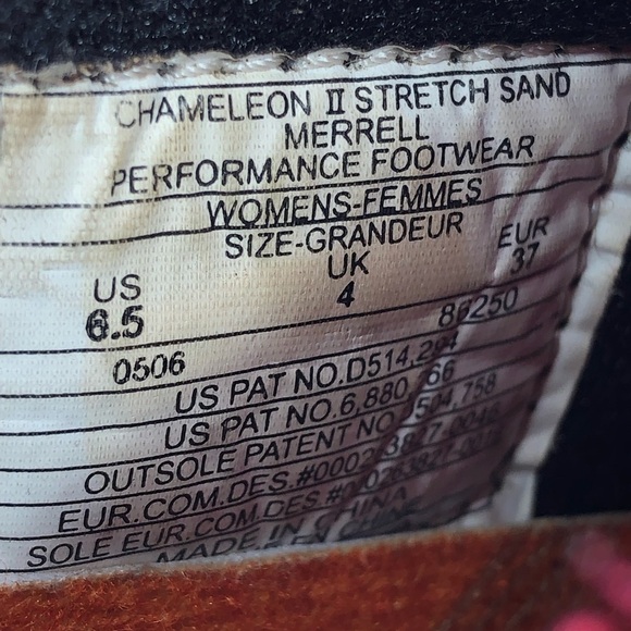 Merrell Chameleon II Stretch Sand Hiking Shoes - Picture 8 of 9
